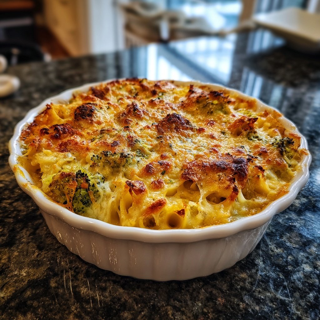 Brokkoli Nudelauflauf