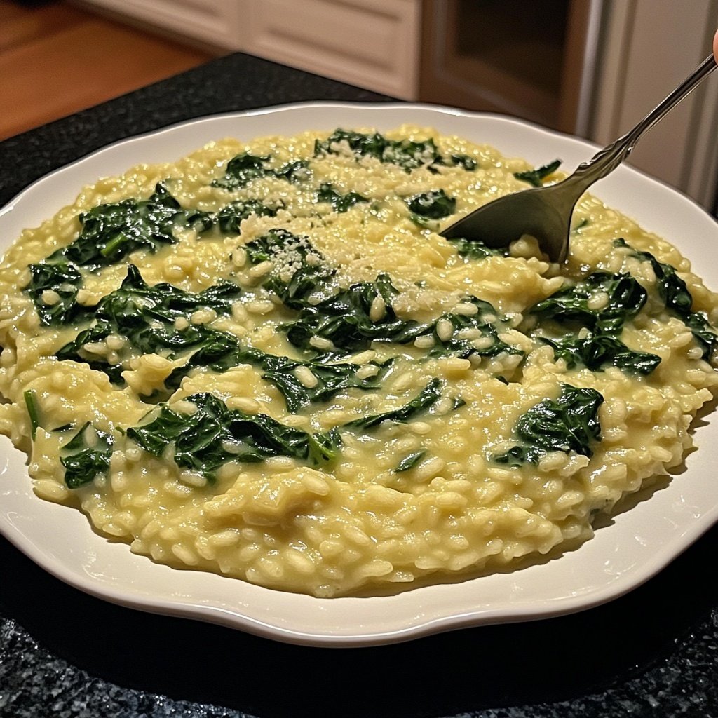 Risotto mit Spinat