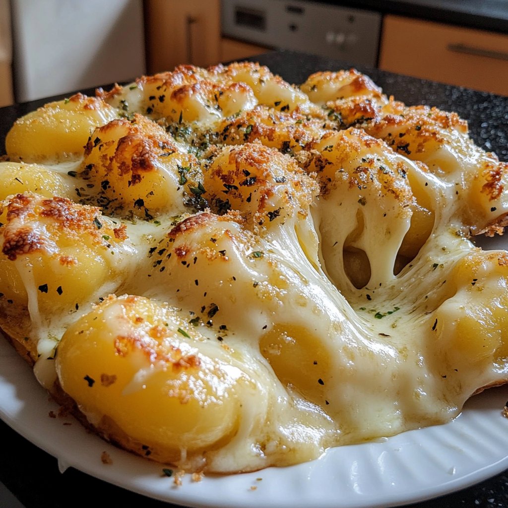 Gnocchi aus dem Ofen mit Käse