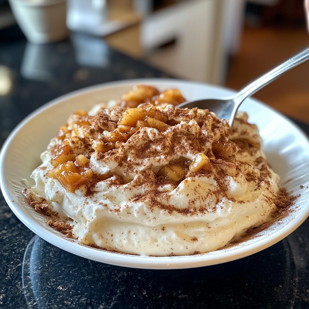 Zimtcreme mit Apfelmus