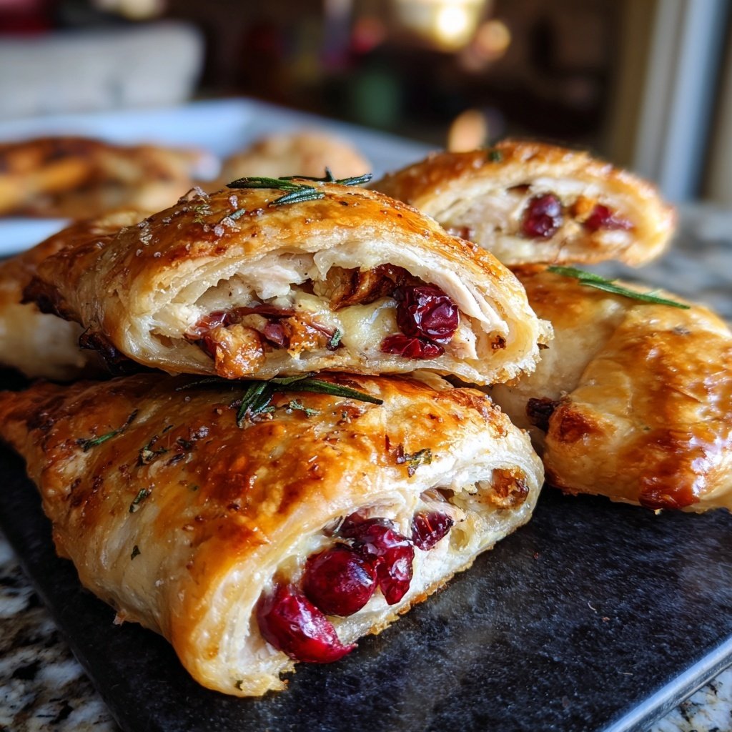 Cranberry-Brie-gefülltes Hähnchen